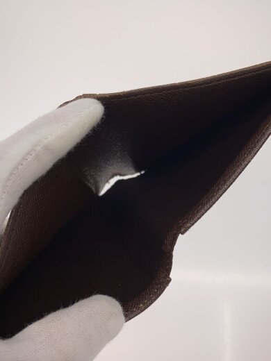 商品画像：ポルト・ビエ・6カルト・クレディ_ダミエ・エベヌ/PVC/BRW/レディース 5