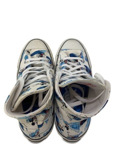 商品画像：ハイカットスニーカー/24cm/WHT/キャンバス/1CK746/波乗りミッキー 3