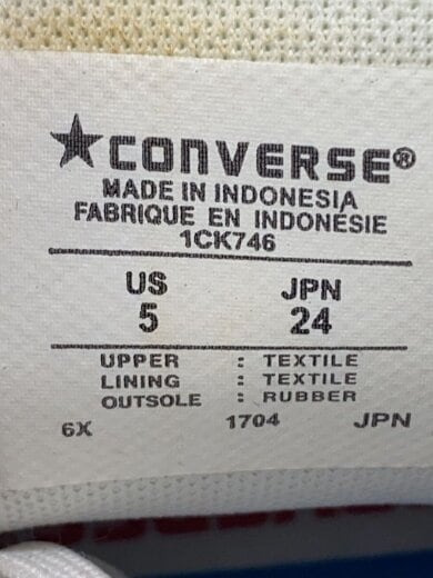 商品画像：ハイカットスニーカー/24cm/WHT/キャンバス/1CK746/波乗りミッキー 5