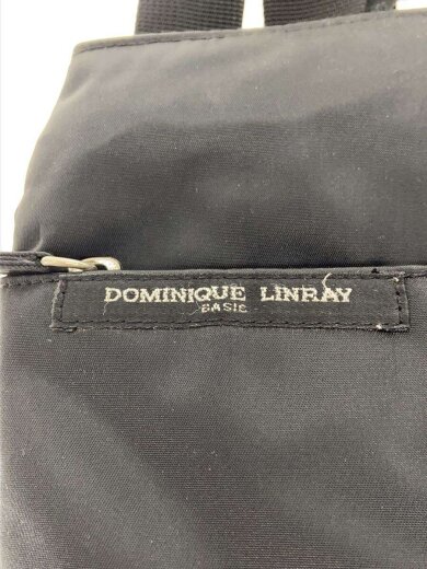 商品画像：DOMINIQUE LINRAY/ショルダーバッグ/ナイロン/BLK 5