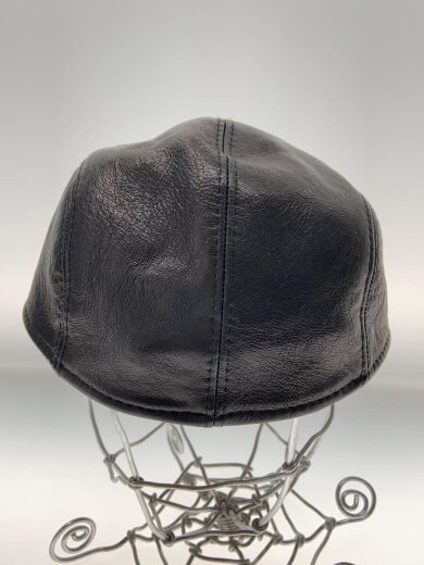 商品画像：ハンチング/--/羊革/BLK/無地/メンズ 3