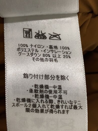 商品画像：ダウンベスト/XS/ナイロン/CML/無地/27585FA13 5