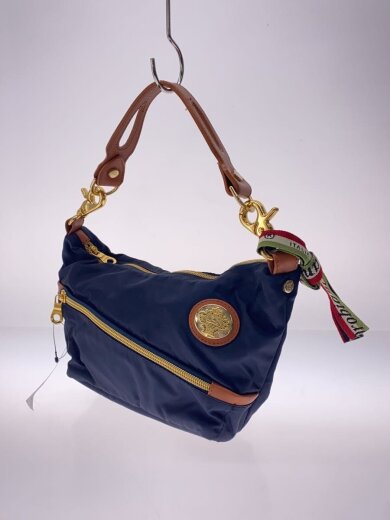 商品画像：ハンドバッグ/ナイロン/NVY/無地 2