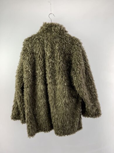 商品画像：コリバーシブルムートンファーブルゾン/FREE/ポリエステル/KHK/無地/JS071682AD 2