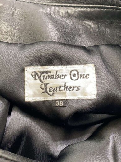商品画像：Number One Leathers/レザージャケット・ブルゾン/36/牛革/BLK/無地 3