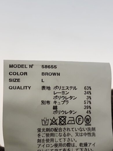 商品画像：ボトム/L/ポリエステル/BRW/無地/58655 6