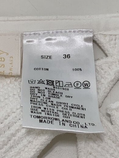 商品画像：モザイクモチーフショートベスト/36/コットン/WHT/11-01-31-01041 5