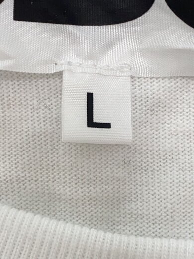 商品画像：長袖Tシャツ/L/コットン/WHT/SZ-T007 4