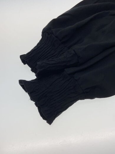 商品画像：長袖ワンピース/38/レーヨン/BLK/無地/55J18-880-09// 5