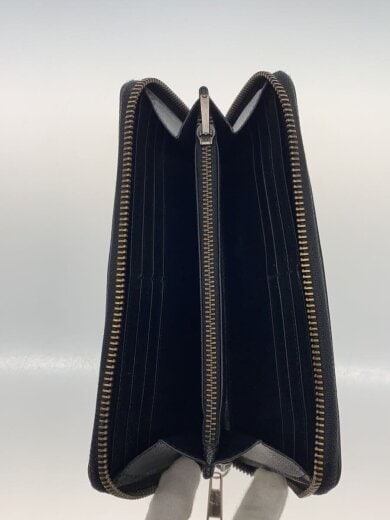 商品画像：長財布/レザー/BLK/無地/メンズ/F58107// 4