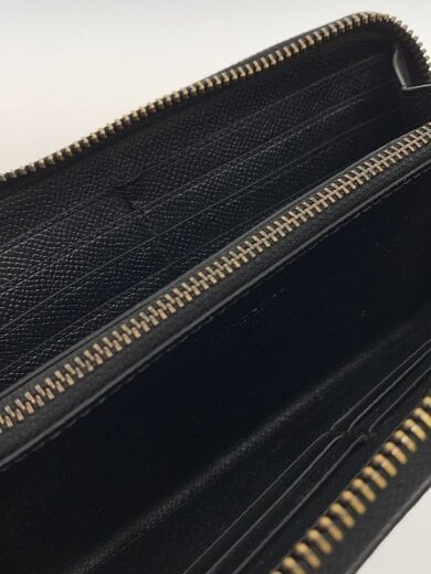 商品画像：長財布/レザー/BLK/無地/メンズ/F58107// 6