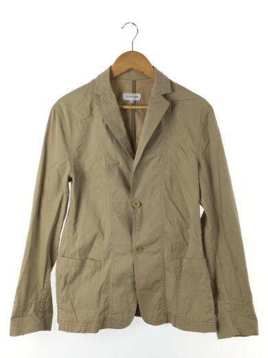 画像：JIL SANDERテーラードジャケット/S/コットン/BEG/RN.104642-CA.347671