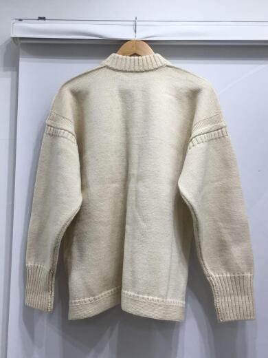 画像：Le Tricoteur2020AW/ガンジーセーター/ウール/CRM/20A-UH-0012