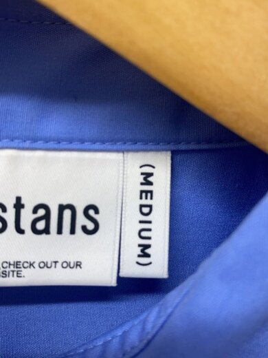 画像：nagonstansシャツ/M/ポリエステル/BLU/470HA830-03404