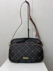 フロントポケットショルダーバッグ/ショルダーバッグ/ナイロン/GRY