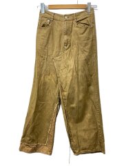 2024SS/skirt? Trousers/ボトム/S/コットン/BEG/0424010803/全体変色有