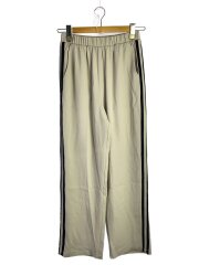 25SS/サテンライントラックパンツ/38/--/BEG/無地/25-030-200-9050-1-0