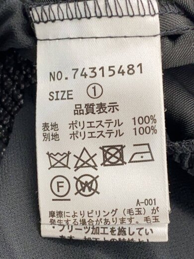 商品画像：プリーツティアードフリルワンピース/ノースリーブワンピース/1/ポリエステル/BLK/74315481 4