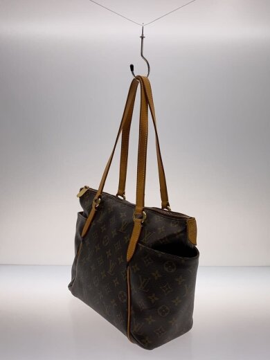 商品画像：1)トータリーPM_モノグラム・キャンバス/PVC/BRW 2