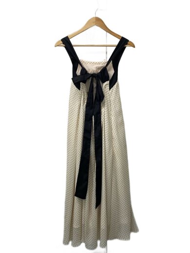 商品画像：ERADIE/ノースリーブワンピース/FREE/ポリエステル/BEG/ドット/164150024 2