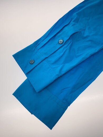 商品画像：Aqua cutout cotton-poplin shirt/長袖シャツ/34/コットン/BLU 6