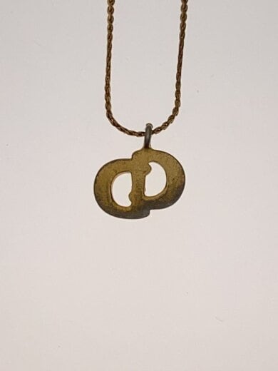 商品画像：サビ有/ラインストーン/ネックレス/メッキ/GLD/レディース 5