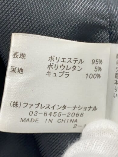 商品画像：ジャケット/--/ポリエステル/BLK 3