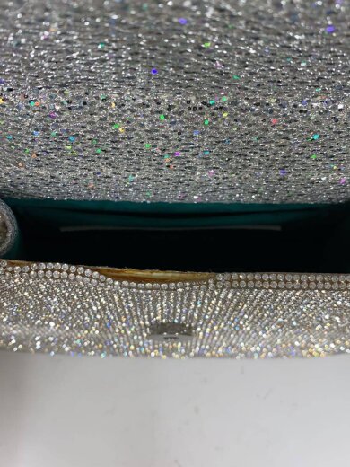 商品画像：zarqua/ハンドバッグ/--/SLV/ラインストーン/ストーン欠け有 5