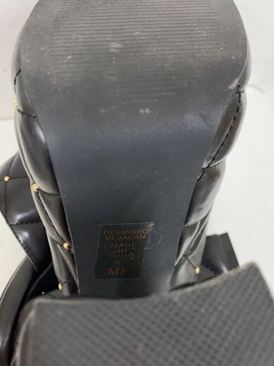 商品画像：25SS/キルティングハイヒールサンダル/サンダル/S/BLK/MF50208 5