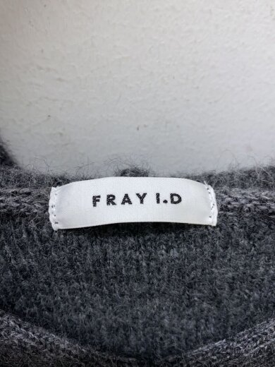 商品画像：24AW/ショートニットフーディー/one/アクリル/GRY/FWNT245207 3