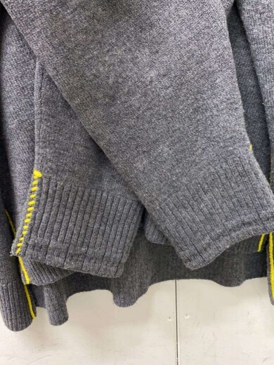 商品画像：LOOSE BOX PULLOVER/ニット/38/ウール/GRY/300GS270-0570/毛羽立ち有 6