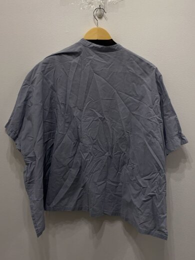 商品画像：半袖ブラウス/--/コットン/BLU 2