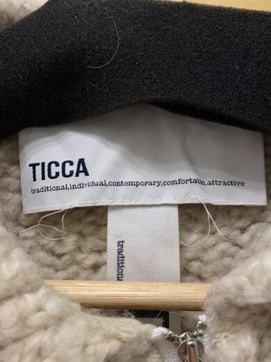 商品画像：ニットフライトジャケット/ジャケット/FREE/ウール/BEG/TBBA-452 3