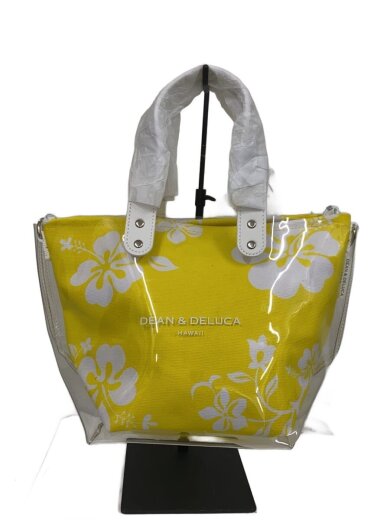 商品画像：ハンドバッグ/--/YLW/総柄/ハワイ限定 1