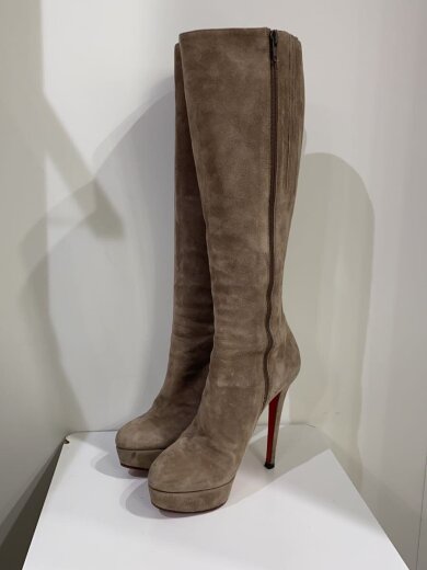 商品画像：厚底ロングブーツ/37/GRY/使用感有 2