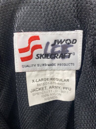 商品画像：ジャージ/M/ナイロン/GRY/総柄/8415-01-575-4457 3