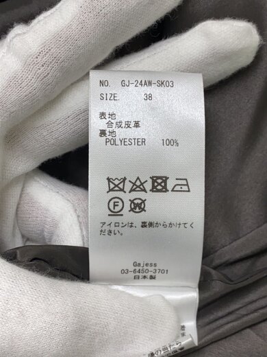 商品画像：Giselle Leather Skirt/スカート/38/フェイクレザー/BRW/gj-24aw-sk03 5