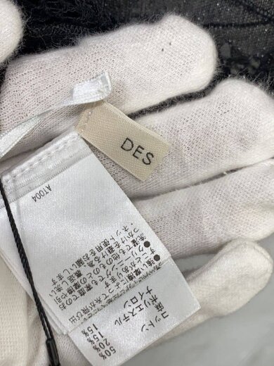 商品画像：レースステッチバックネックプルオーバー/FREE/コットン/BLK/22-02-51-02101 3