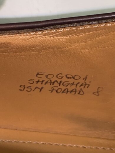 商品画像：Shanghai/ドレスシューズ/UK8/BRW/レザー 5