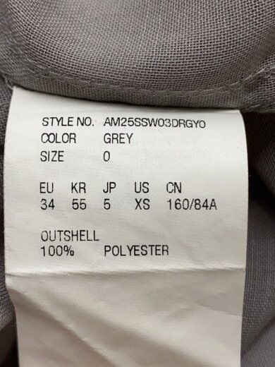 商品画像：25SS/SHEER LONG DRESS/ノースリーブワンピース/0/GRY/AM25SSW03DRGY0 4