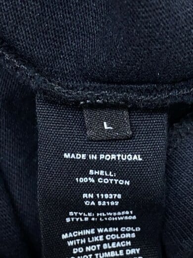 商品画像：Tシャツ/S/コットン/BLK 5