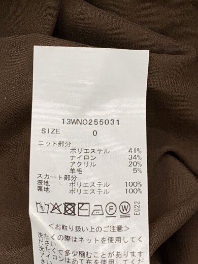 商品画像：長袖ワンピース/0/ポリエステル/BRW/13WNO255031 4