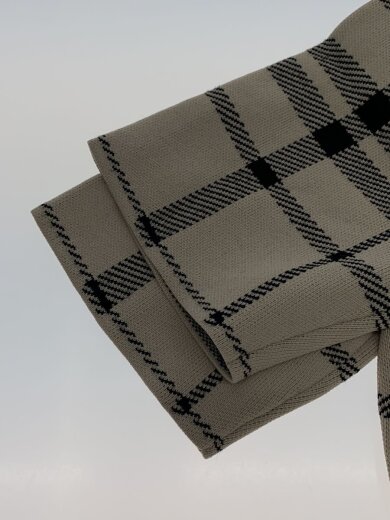 商品画像：半袖ワンピース/M/レーヨン/BEG/チェック/1243205023 5