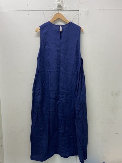 商品画像：リネンキャンバスノースリーブワンピース/ワンピース/--/リネン/NVY/22-040-440-00 2