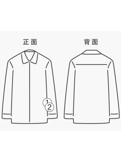 商品画像：とんがりパフtops/Manon/長袖ブラウス/1/ポリエステル/WHT// 9