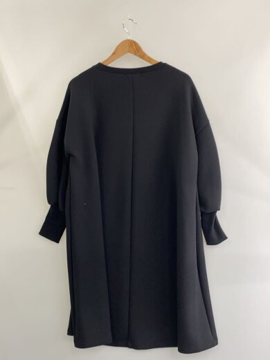 商品画像：袖パフダンボールワンピース/長袖ワンピース/FREE/BLK/bez1032609a0005// 2