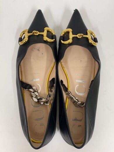 商品画像：ホースビット/フラットパンプス/34.5/BLK/レザー/621161 3