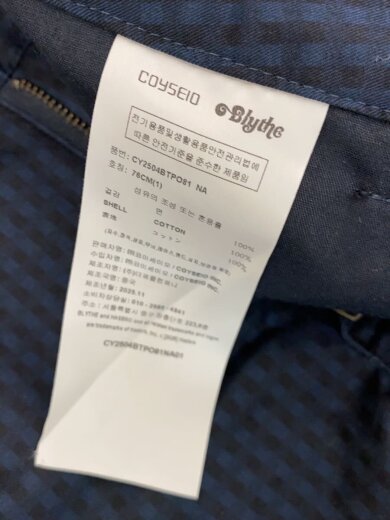 商品画像：COYSEIO/×BLYTHE/1/コットン/NVY/チェック/CY2504BTPO81// 6