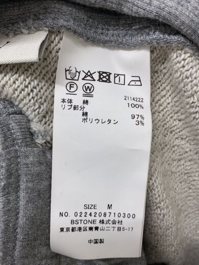商品画像：ワイドパンツ/M/コットン/GRY/0224208710300 4