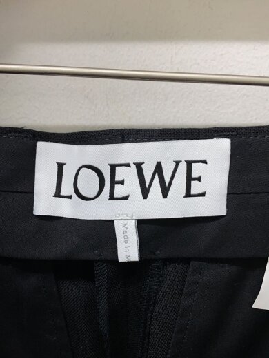 商品画像：WOOL GABARDINE 2-TUCK WIDE PANTS/ボトム/34/ウール/BLK/Q825331X08// 4
